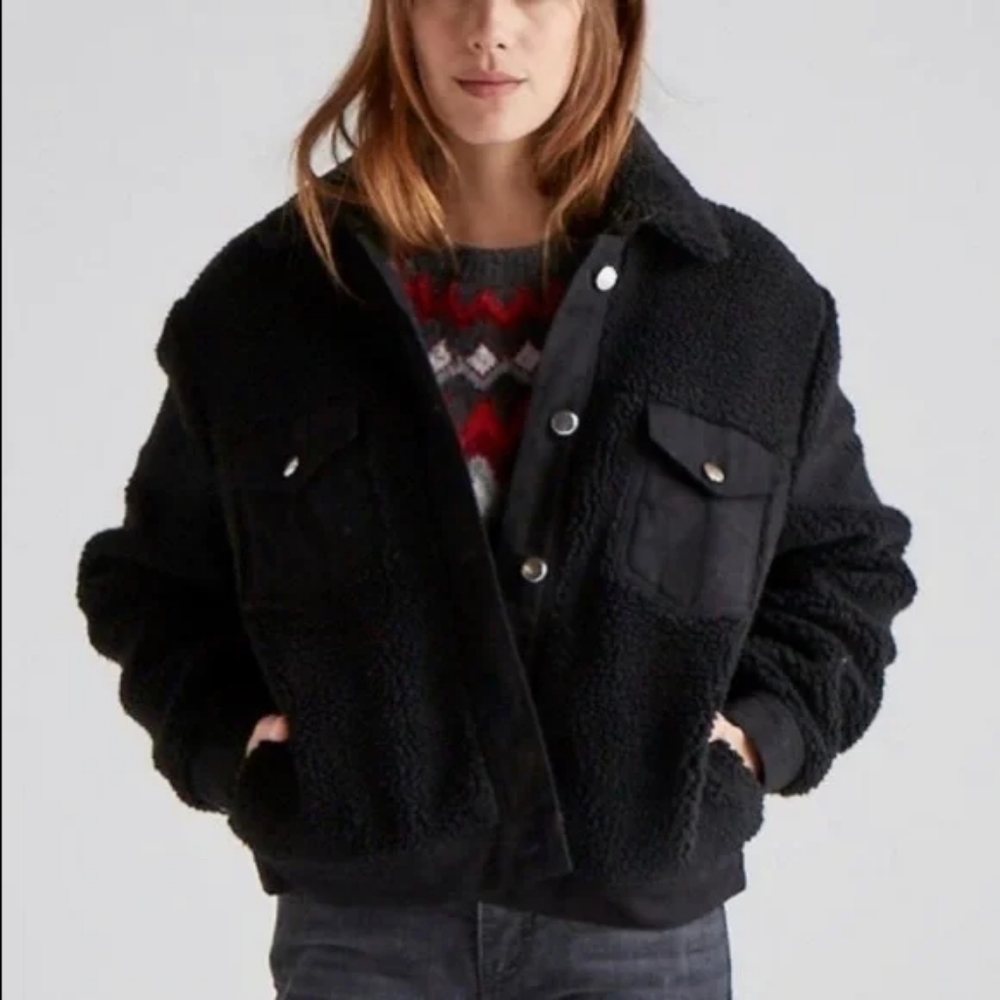 Stoosh Black Teddy Jacket
